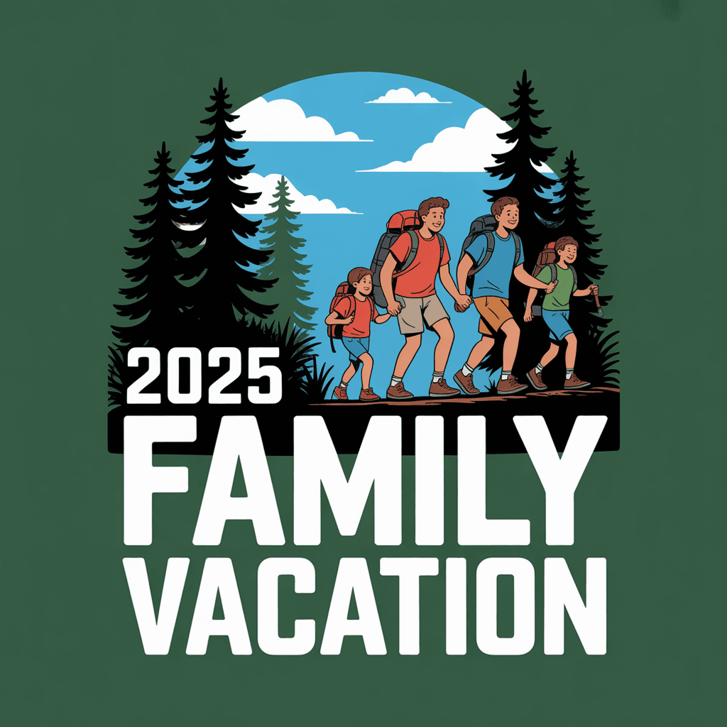 Family Vacation T-shirt design